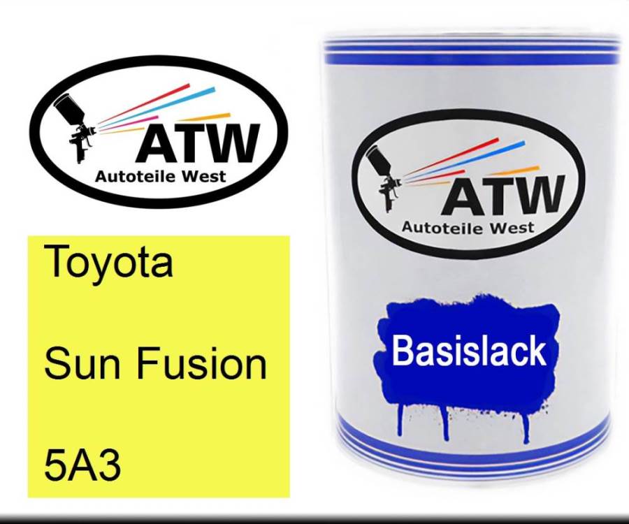 Toyota, Sun Fusion, 5A3: 500ml Lackdose, von ATW Autoteile West.